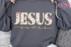 Jesus Saves Png Vintage Christian Design Praise Him Png Product Image 4