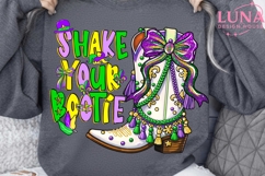 Shake Your Bootie Png, Preppy Mardi Gras Png, Brushstroke Product Image 5