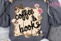 Books And Coffee Png, Books Png, Coffee Png, Books Sublimati Product Image 4
