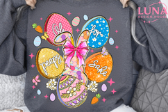 Happy Easter Png, preppy Easter Png, Coquette Egg png Product Image 4