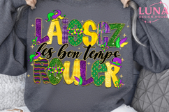 Glitter Laissez Les Bon Temps Rouler png, Coquette Mardi Png Product Image 4