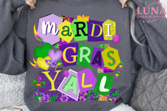 Mardi Gras Y’all PNG, Let the Good Times Roll PNG Product Image 4