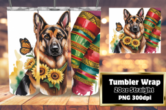 20oz Tumbler Template for All Occasions , Cute Dog Product Image 1