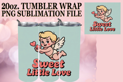 Gentle breezes 20oz tumbler wrap, Cupid Product Image 1