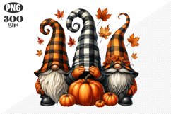 Halloween Gnomes Sublimation - Clipart PNG Design Product Image 1