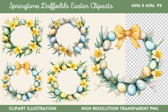 Springtime Daffodils Easter Clipart Bundle PNG Product Image 5