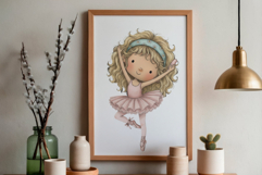 Whimsical Ballet Girl Clipart Product Image 5