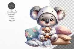 Koala clipart, Teddy bear clipart, Toy clipart Product Image 1