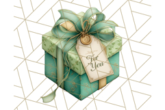 Cozy Christmas Clipart, Santa and Friends PNG Graphics Product Image 2