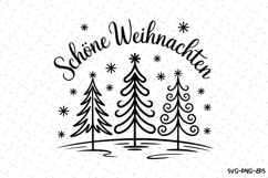Schone Weihnachten Svg | Christmas Svg | Svg Cut Files Product Image 1