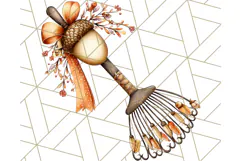 Fall Fairy House Clipart PNG, Autumn Homes and Decor Product Image 2