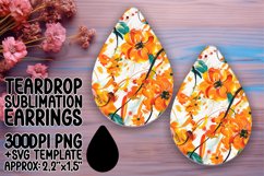 Elegant Floral Pattern Drops Product Image 1