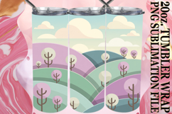 Vibrant Journeys 20oz tumbler wrap, Spring Product Image 1