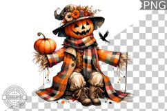 Halloween Scarecrow Sublimation - Clipart PNG Design Product Image 1