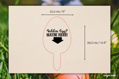 Easter Egg Hunt Sign Laser Cut | Glowforge | SVG Product Image 2
