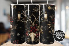 Gothic Christmas Tumbler | Christmas Tumbler Wrap Product Image 1