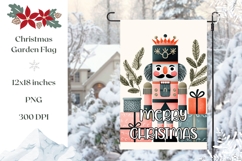 Christmas Garden Flag, Christmas Nutcracker Garden Flag Product Image 1