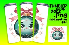 FRESH PNG for 20oz Tumbler Design , Cute Christmas Product Image 1