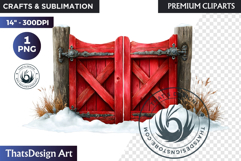 Watercolor Winter Landscapes and Snowy Cabin Illustrations Product Image 1