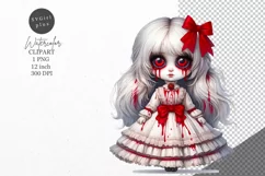 Halloween clipart, Doll clipart, Autumn clipart Product Image 1