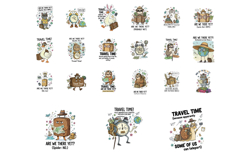 Sarcatic Travel Stickers Product Image 4