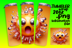 Unique Artwork for 20oz Tumbler , 3D Emoji Product Image 1