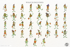 Halloween Frog Clipart Product Image 4