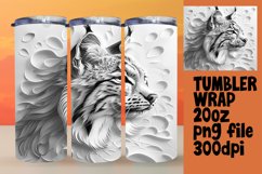 Kitty Kaleidoscope: Sublimation 20oz Tumbler Wrap Product Image 1
