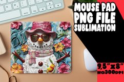 Sunny Snowman Sensation: Tropical Edition PNG Product Image 1