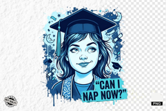 Graduation Funny Girl PNG - Graduation PNG Sublimation Product Image 1