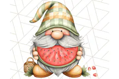 Summer Garden Gnomes Clipart PNG, Summer Country Gnomes Png Product Image 2