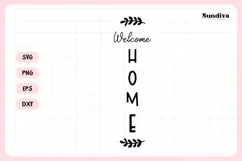 Porch Sign Saying SVG | Welcome Home Product Image 3