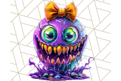 Spooky Cute Monster PNG Clipart, Adorable Halloween Monsters Product Image 2