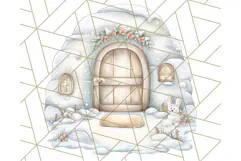 Cute Arctic Animal Clipart PNG, Cute Winter Animals Png Product Image 2