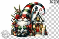 Christmas Gnome Sublimation - Clipart PNG Design Product Image 1