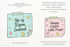 Easter Cute Stickers Clipart Product Image 2