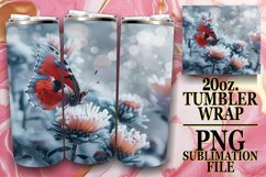 Spring Fantasy Tumbler with Butterfly Design - Blooming Magi Product Image 1