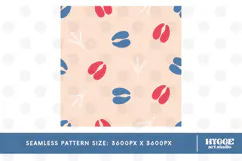 American 4th of July Hoofs and Hen Prints Seamless Pattern Product Image 2