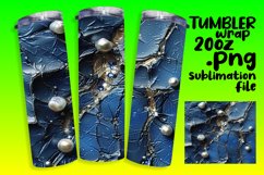 Glossy Agate Sublimation Tumbler Collection Product Image 1