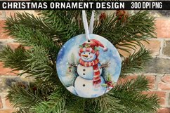 Christmas Ornament Sublimation PNG Design Product Image 1