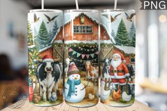 Farm Animals Tumbler Wrap - Christmas Tumbler Design Product Image 1