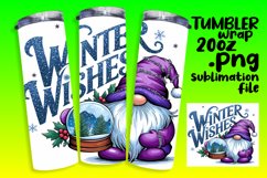 Unique 20oz Sublimation Design , Gnomes Product Image 1