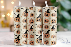 Halloween Pumpkin Tumbler Wrap | Sublimation | Tumblers Product Image 1