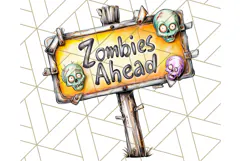Bold Zombie Clipart PNG, Creepy Halloween Clip Art Product Image 2