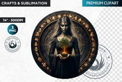 Lif Viking Warrior Clipart, Norse Hero, celtic sublimation Product Image 1