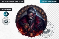 Amleth Viking Warrior Clipart, Norse Hero, celtic clipart Product Image 1