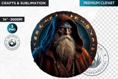 Norse Viking Warrior Clipart, Norse Hero, celtic sublimation Product Image 1