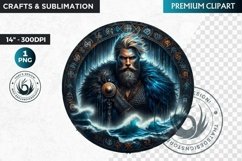 Bjorn Ironside Viking Warrior Clipart, Norse Hero, celtic Product Image 1