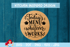 Today's menu whatever works SVG Product Image 1