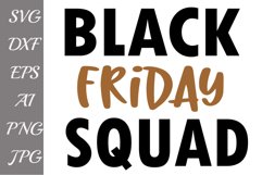 Black Friday Squad Svg Product Image 1